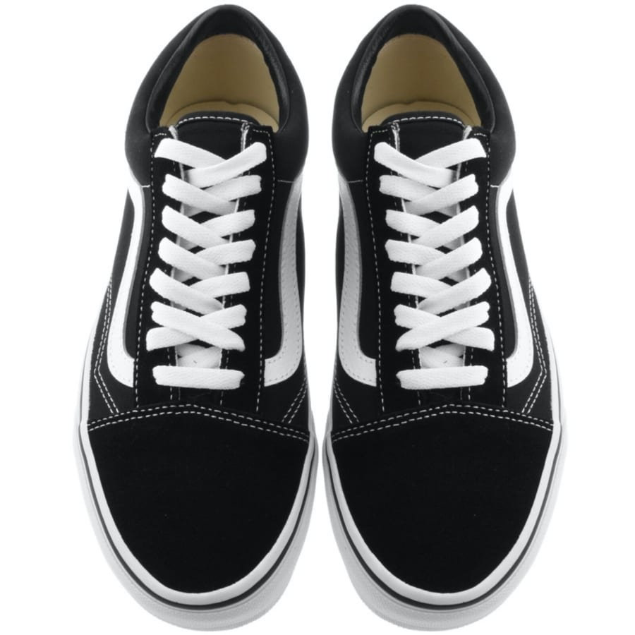 Vans Old Skool Canvas Trainers Black Mainline Menswear